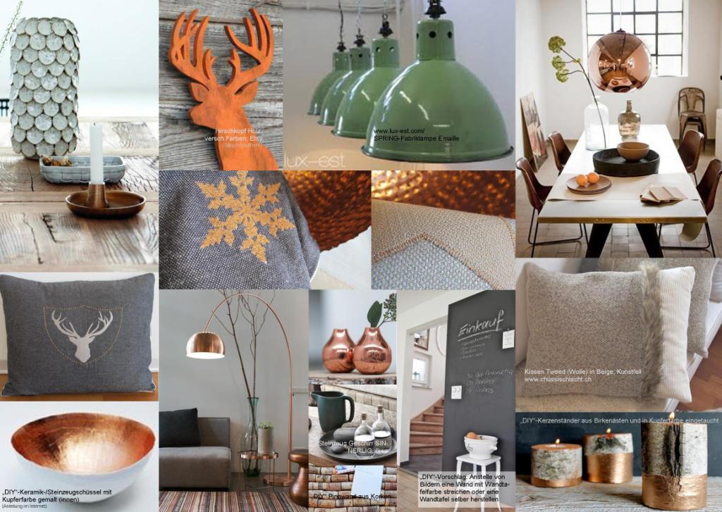 Trendfarbe Kupfer - die chüssischlacht-"Vision"   >>>hier gehts zur Kissenauswahl
